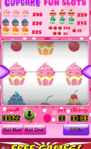 Cupcake Fun Slots - Family Slot Machine Free iPhone/iPad Edition 2