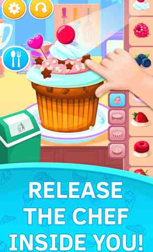 Cupcake Kids Food Games Free 4
