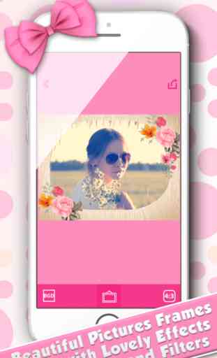 Cute Girl Photo Studio Editor - Frames and Effects 3