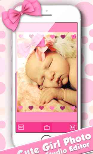 Cute Girl Photo Studio Editor - Frames and Effects 4