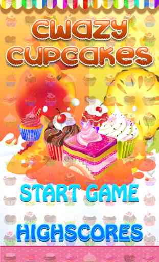 Cwazy Cupcakes - Match 3 Game 1