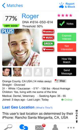 Dating DNA Free - #1 Date App for iPhone and Facebook 2