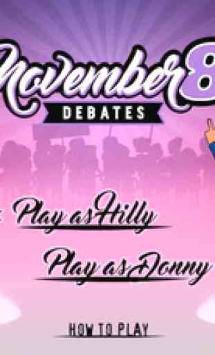 Debates : November 8 / 2016 4