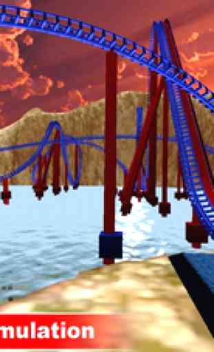 Desert Tycoon Roller Coaster : 3D Lake simulation 3