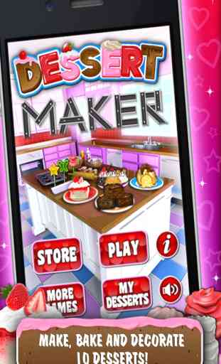 Dessert Maker Games - Make & Bake Desserts! 1
