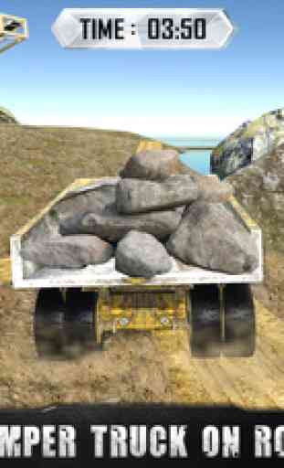 Diamond Mine excavator 3D : Construction Quarry Haul Truck Driver 3