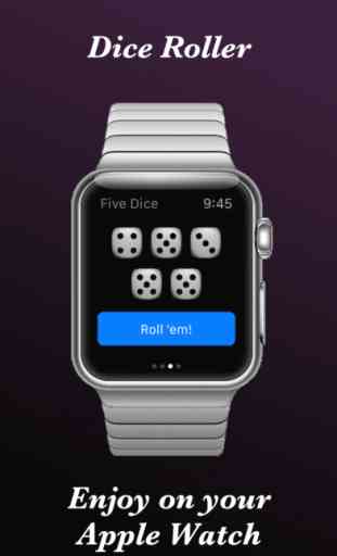 Dice Roller - Dice simulator for Apple Watch 1