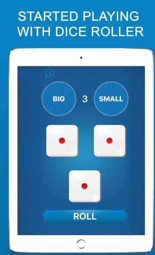 Dice Roller - lucky players, Free and easy to use 3