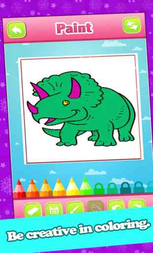 Dino Coloring Drawing Photobook For Preschool Kids 3