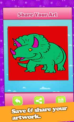 Dino Coloring Drawing Photobook For Preschool Kids 4