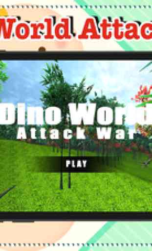 Dino World Attack War - shooting transformers hunter for kids 1