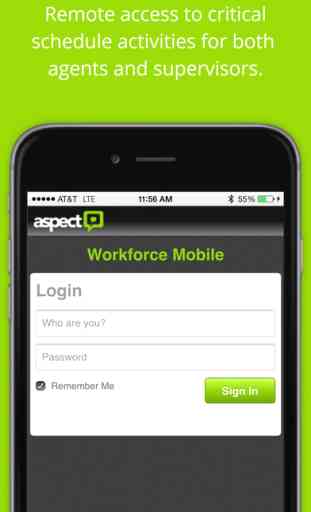 Aspect WFM Mobile - Enterprise Edition 1