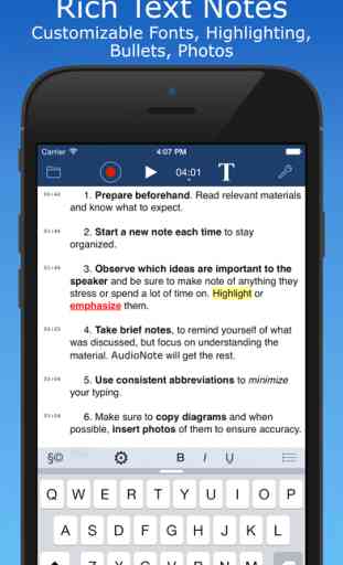 AudioNote 2 - Notepad and Voice Recorder, Free 2