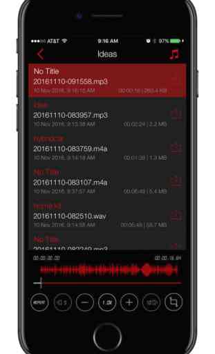 Awesome Voice Recorder for Mp3 Audio Recording 3