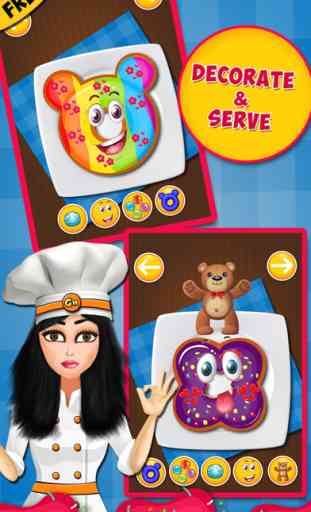 Donut Maker Salon - free Fun baby cotton candy cooking making & dessert sweet games for kids 1