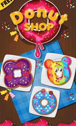 Donut Maker Salon - free Fun baby cotton candy cooking making & dessert sweet games for kids 4