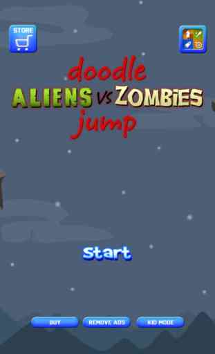 Doodle Alien vs Zombies Jump Game - Heads Up While Also Killing The Pacific Rim Plants! 2
