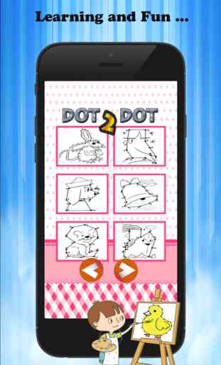 Dot to Dot Coloring Book Brain Learning  - Free Games For Kids 4