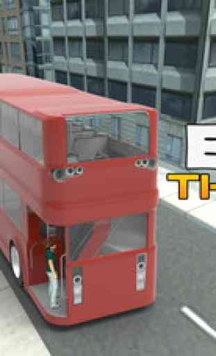Double Decker Bus Simulator – real 3D driving and parking simulation game 3