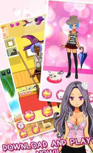 Dress Up Games For Teens Girls & Kids Free - the pretty princess and cute anime beauty salon makeover for girl 3