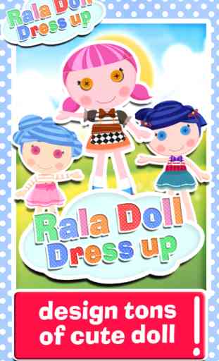 Dress-Up Rala LaLa-Loopsy Version : Cute girls doll.s mini dress anime make-up Games 1
