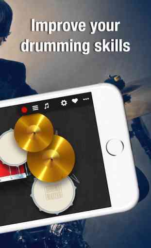 Drums Master - Hiqh quality drum kit with song play back and beat record mode 2