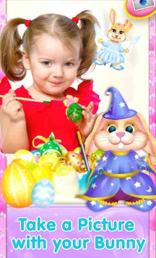 Easter Bunny Dress Up and Card Maker - Decorate Funny Bunnies & Eggs 3