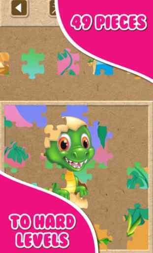 Dinosaur Jigsaw Puzzle.s Free Toddler.s Kids Games 4