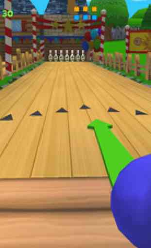 Dog bowling for kids - without ads 1
