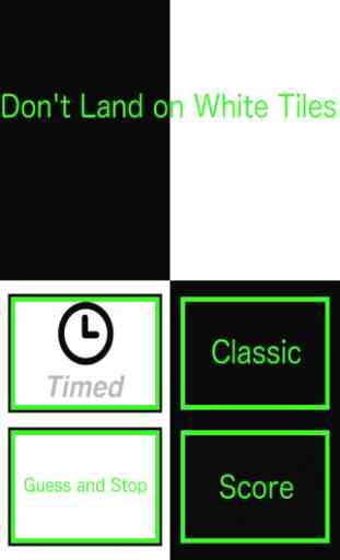 Don't Tap and Don't Land the White Tile 1