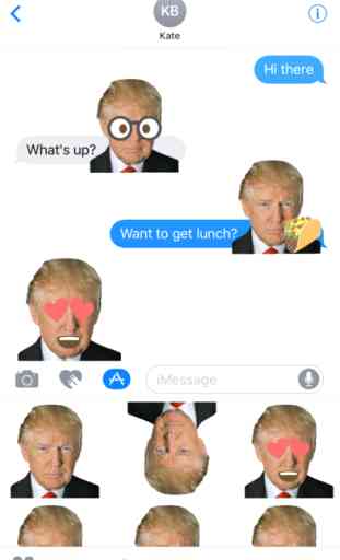 Donald Trump Emoji Sticker Pack 1