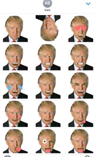 Donald Trump Emoji Sticker Pack 3