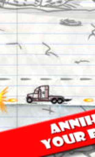 Doodle Army Sniper - Aircraft vs Truck Line Sketch Battle 2