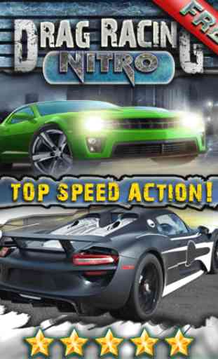 Drag Racing Nitro - Speed Turbo Chase Race FREE 4