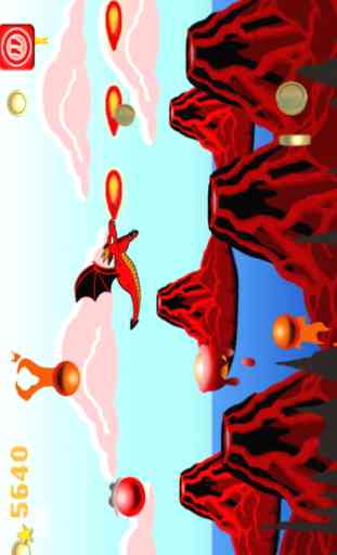 Dragon Vs. Fire Ballz - Free Flying Game 4