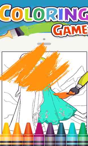 Draw Games Princess Anna Version 4