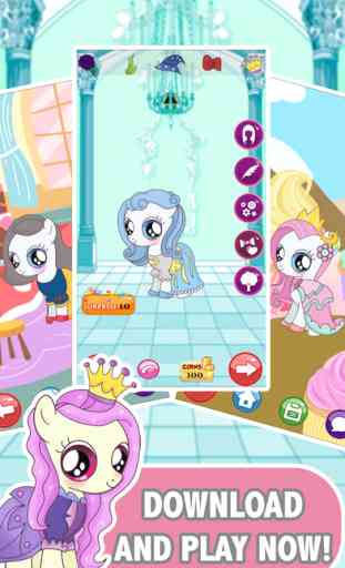 Dress Up Princess Pony Girl 4
