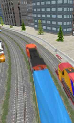 Driving In City Train 2016 2