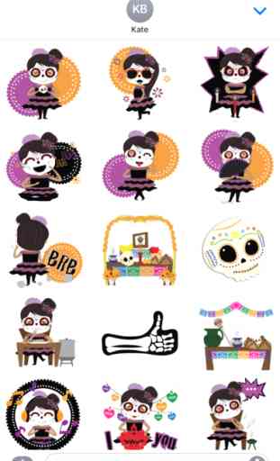 Dulce's Day of the Dead Stickers 1