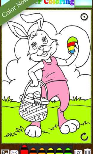 Easter Bunny Eggs ColoringBook FREE 1