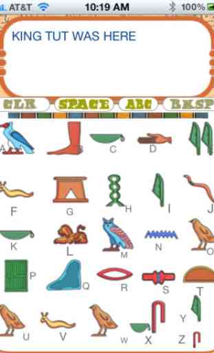 Egyptian Hieroglyphics Decoder - Know what letter each hieroglyphic means! 2
