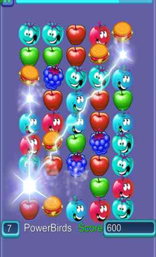 Electric Fruits Blast Mania Puzzle Free Teaser Games 3