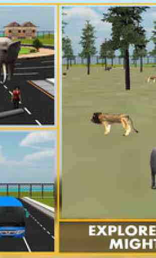 Elephant 3D Simulator – Enjoy City Rampage with Wild Animals 2