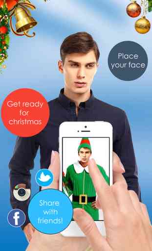 Elf Your Face Photo Booth: Make Yourself Elf & Santa For this Christmas 3