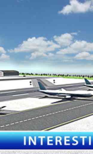 Emergency Airplane Parking Simulator 3D - Realistic Airport Flight Controls & Air Coach Bus Parking Games 1