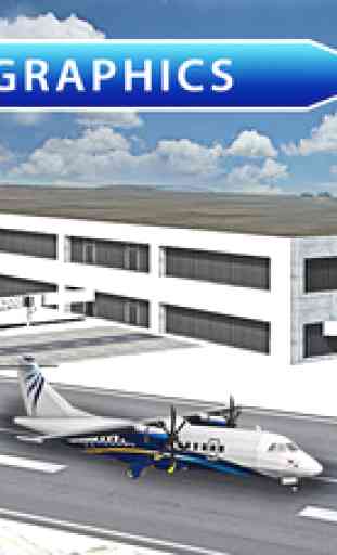 Emergency Airplane Parking Simulator 3D - Realistic Airport Flight Controls & Air Coach Bus Parking Games 2