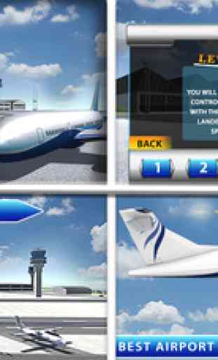 Emergency Airplane Parking Simulator 3D - Realistic Airport Flight Controls & Air Coach Bus Parking Games 3