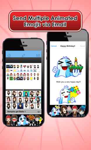 Emoji Kingdom 14 Free Vampire Halloween Emoticon Animated for iOS 8 4