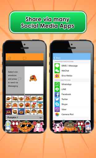 Emoji Kingdom 15 Free Pumpkin Halloween Emoticon Animated for iOS 8 3