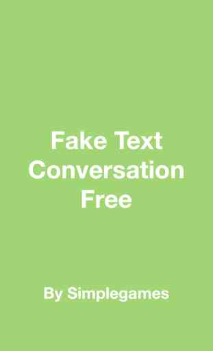 Fake A Text Conversation FREE for iMessage Edition - Create Fake Text and Fake Messages 3